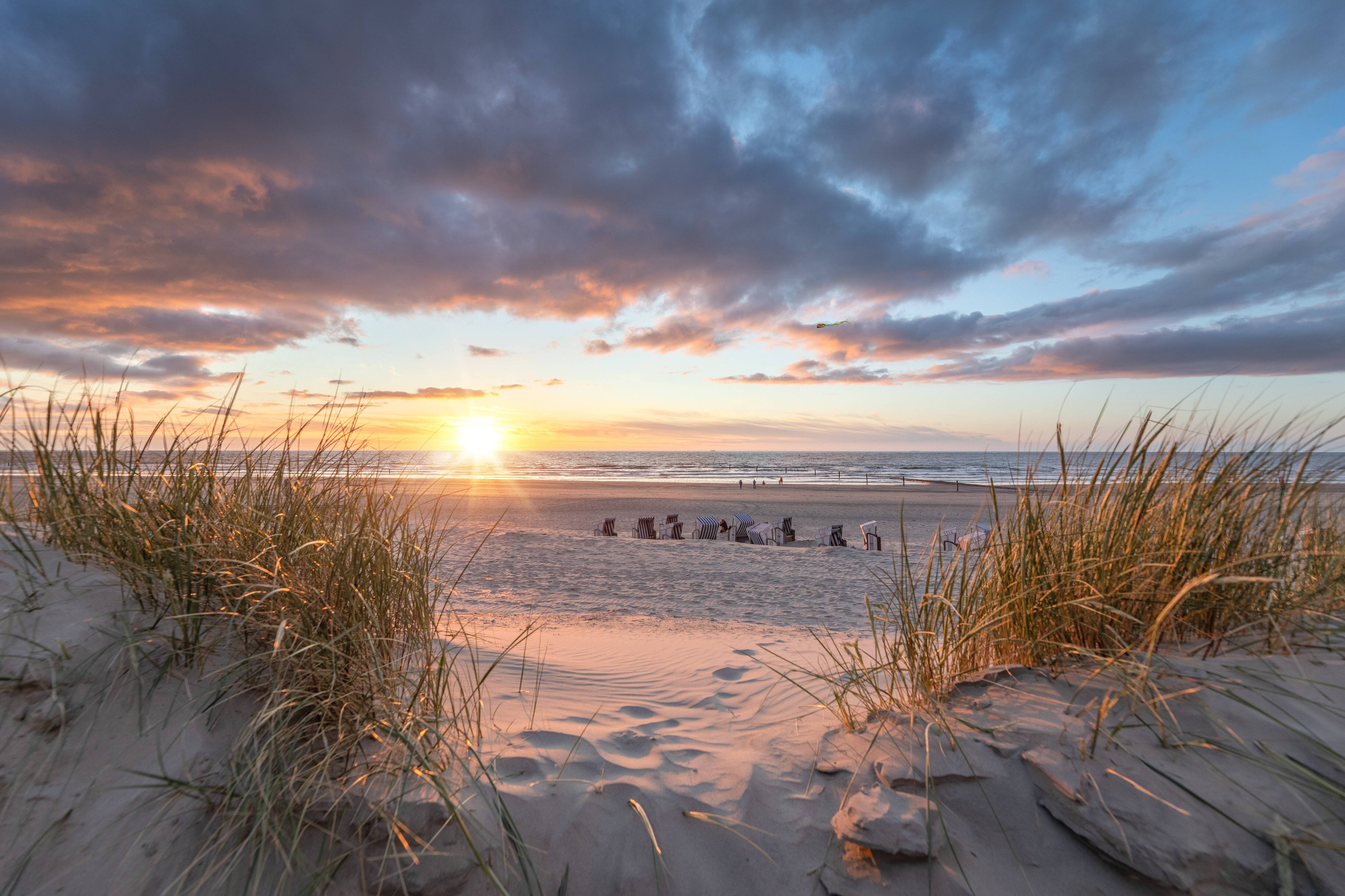 Am Strand auf Norderney