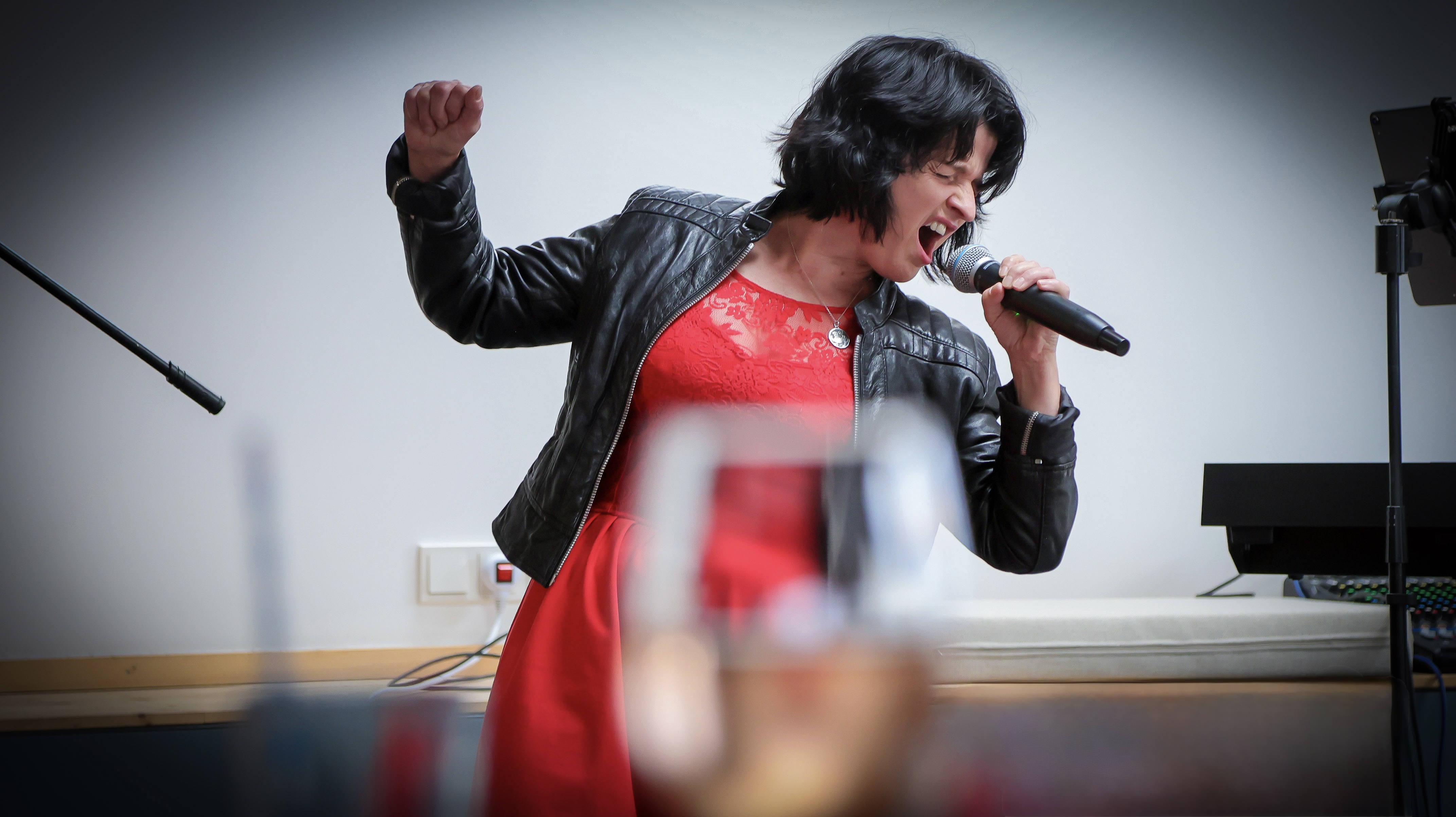 Sängerin beim Vocalpower 5-Tage Intensivworkshop Roermond