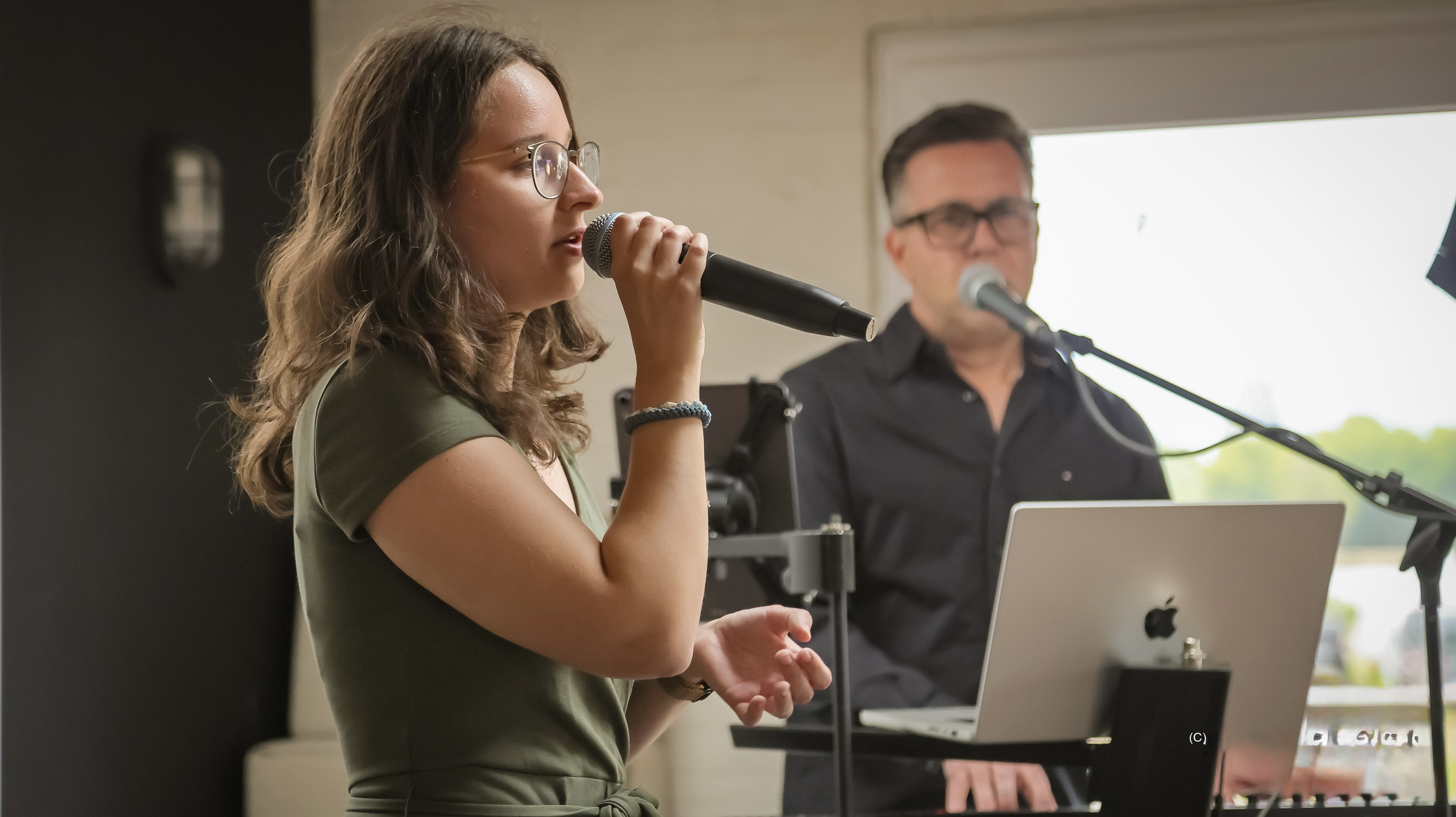 Sängerin beim Vocalpower Wochenendworkshop