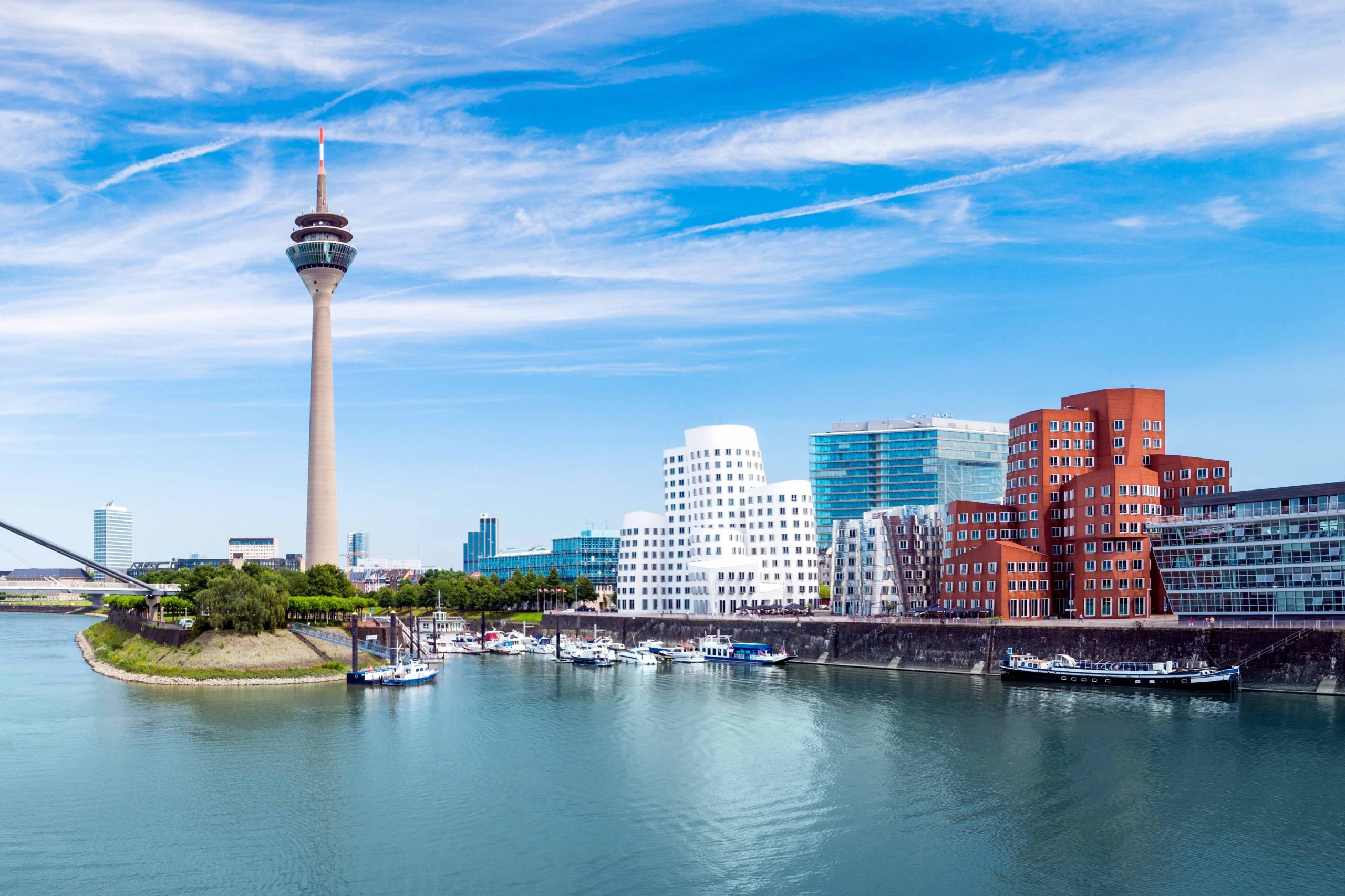 Überblick der Stadt Düsseldorf in der der Vocalpower Gesangsworkshop stattfindet